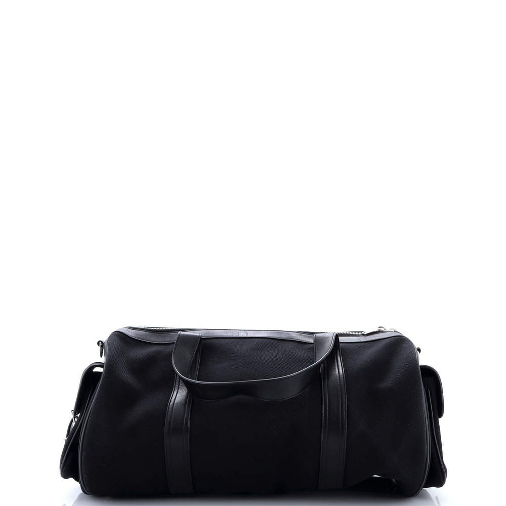 Saint Laurent Large Multipocket Duffle Bag Canvas… - image 3
